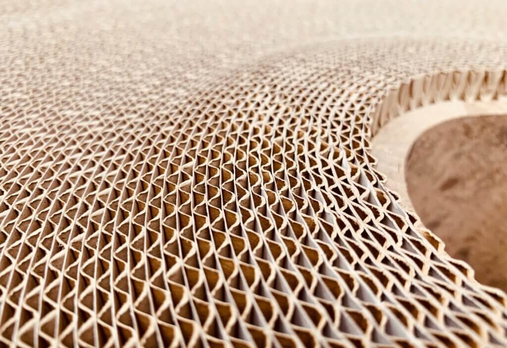 Corrugated cardboard